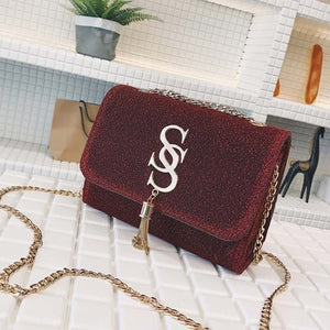 Fashion Glitter Women Handbag Luxury Sparkling Party Evening Envelope Clutch Bag Lady Tote Shoulder Crossbody Design Chain Bags